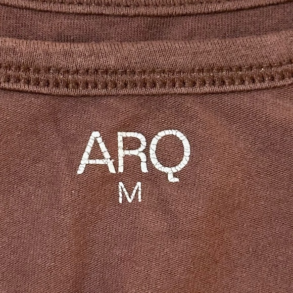 ARQ Full Coverage Bra Organic Cotton Stretch Made In USA Brown Women’s Sz Medium - Picture 3 of 7